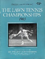 Programme du Tournoi de Wimbledon du 28 juin 1965