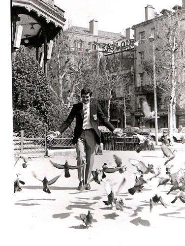 PHOTO ORIGINALE DE PRESSE DE GEORGES CARNUS EN AVRIL 1969