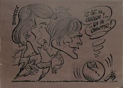 CARICATURE ORIGINALE DE ZURASZEK ET KAISER (LENS)