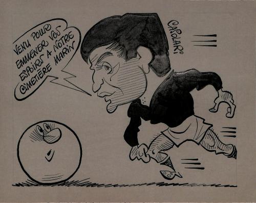 CARICATURE ORIGINALE DE GEORGES CASOLARI