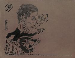 CARICATURE ORIGINALE DE CLAUDE QUITTET