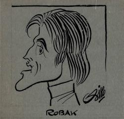 CARICATURE ORIGINALE D'ADAM ROBAK (FLEURET)