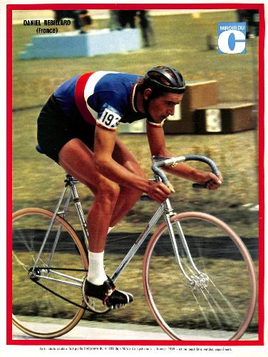 PHOTO DE DANIEL REBILLARD SUPPLÉMENT DU MIROIR DU CYCLISME 1969