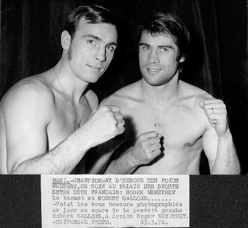 PHOTO ORIGINALE DE PRESSE DE GALLOIS ET MENETREY DU 13 MARS 1972