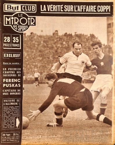 BUT ET CLUB LE MIROIR DES SPORTS N°466 DU 5 JUILLET 1954