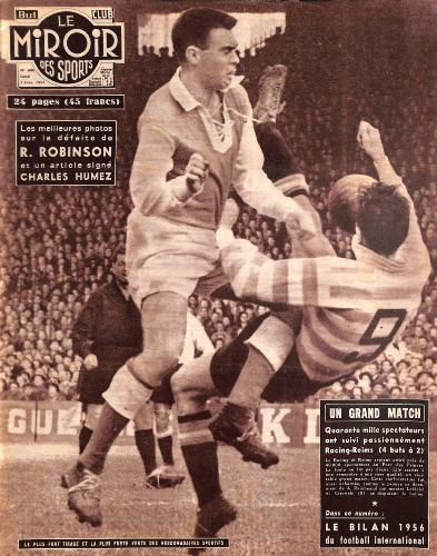 BUT ET CLUB LE MIROIR DES SPORTS N°608 DU 7 JANVIER 1957