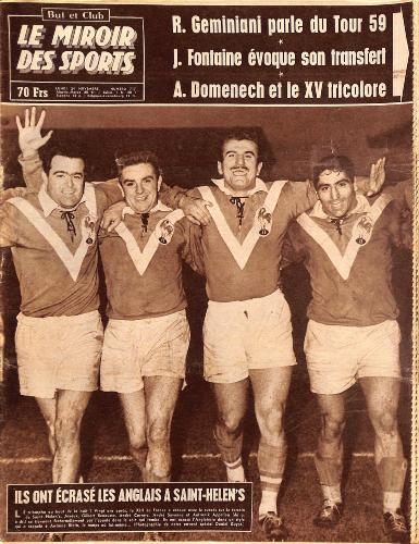 BUT ET CLUB LE MIROIR DES SPORTS N°717 DU 24 NOVEMBRE 1958