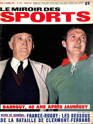 BUT ET CLUB LE MIROIR DES SPORTS N°1158 DU 17 NOVEMBRE 1966