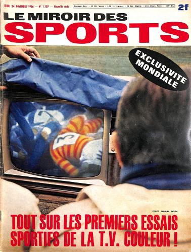BUT ET CLUB LE MIROIR DES SPORTS N°1159 DU 24 NOVEMBRE 1966