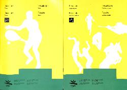 ENSEMBLE DE 28 FASCICULES DES RÉSULTATS OFFICIELS DES JEUX OLYMPIQUES DE BARCELONE 1992