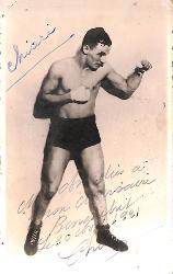 Carte postale dédicacée par Pierre Chiari.