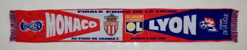 ÉCHARPE FOOTBALL AS MONACO VS OLYMPIQUE LYONNAIS