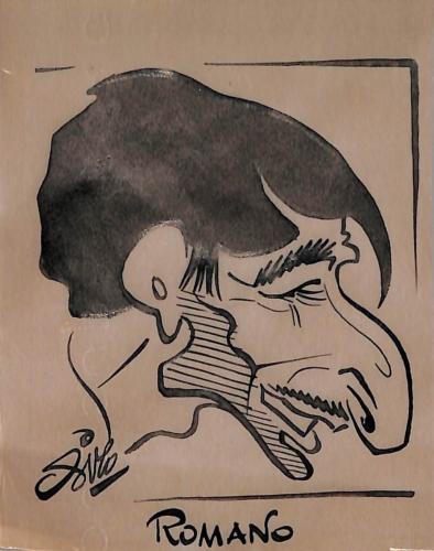 Caricature originale de ROMANO Athlétisme (à déterminer)