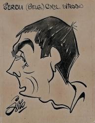 Caricature originale de Patrick SERCU (BEL)