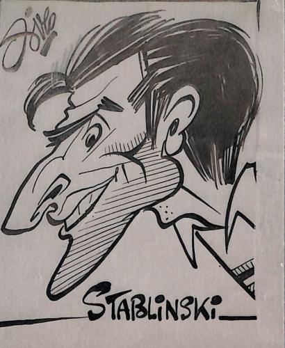 Caricature originale de Jean STABLINSKI (FR)