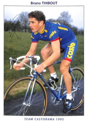 CARTE PHOTO DE BRUNO THIBOUT AUTOGRAPHIÉE