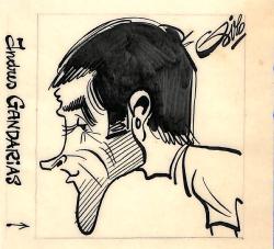 Caricature originale d'Andrès GANDARIAS (ESP)