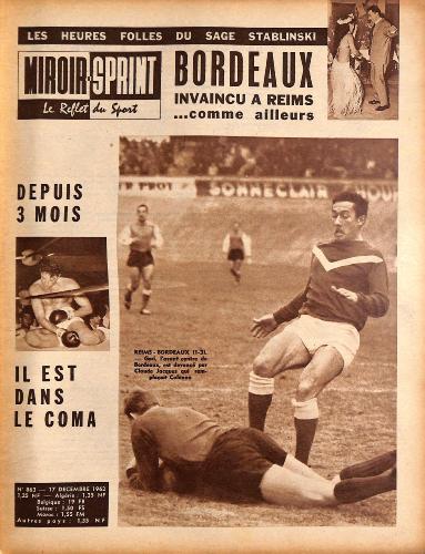 MIROIR SPRINT N°863 DU 17 DECEMBRE 1962