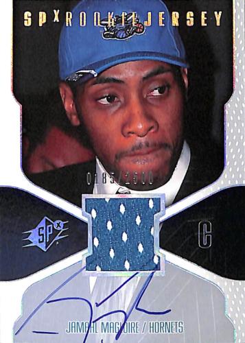 2000 SPX ROOKIE JERSEY AUTOGRAPH JAMAAL MAGLOIRE