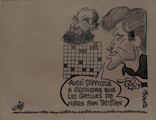 CARICATURE ORIGINALE DE JEAN BONATO