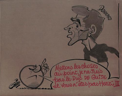 CARICATURE ORIGINALE DE JOSEPH DONNARD