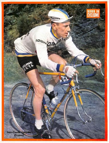 PHOTO DE JEAN-CLAUDE LEBAUBE SUPPLÉMENT DU MIROIR DU CYCLISME 1966