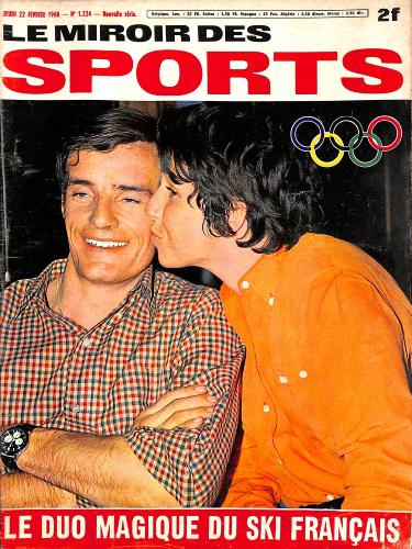 BUT ET CLUB LE MIROIR DES SPORTS N°1224 DU 22 FÉVRIER 1968