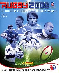 ALBUM PANINI RUGBY SAISON 2007-2008
