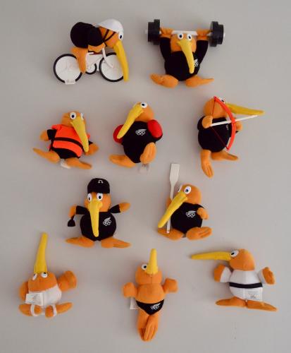 LOT DE 10 MASCOTTES MC DONALD NOUVELLE ZELANDE SYDNEY 2000