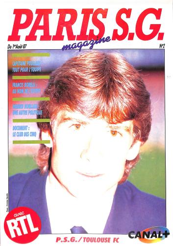 Magazine du Paris S.G. N°2 du 1 août 1987