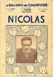 REVUE LA GALERIE DES CHAMPIONS N°4 D'OCTOBRE 1929 SUR NICOLAS
