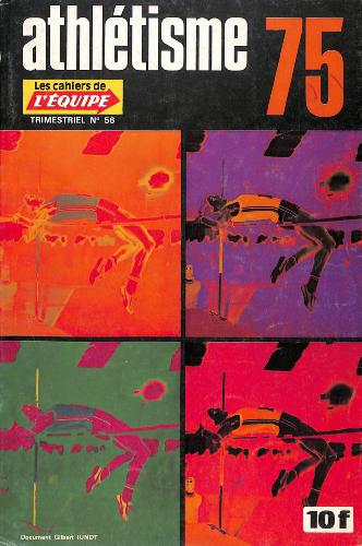 LES CAHIERS DE L'ÉQUIPE TRIMESTRIEL N°56 D'ATHLÉTISME 75