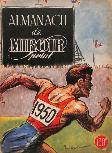 L'ALMANACH DE MIROIR SPRINT 1950 PAR GEORGES PAGNOUD