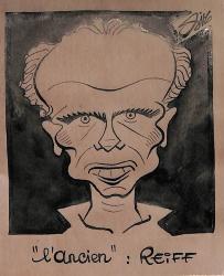 Caricature originale de Gaston REIFF (BEL) Athlétisme