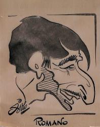 Caricature originale de ROMANO Athlétisme (à déterminer)