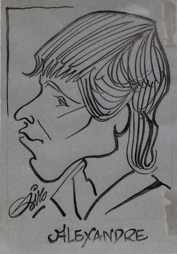 Caricature originale de Marc ALEXANDRE (FR)