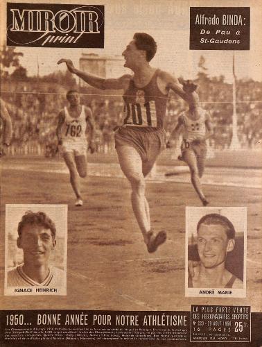 MIROIR SPRINT N°220 DU 28 AOUT 1950