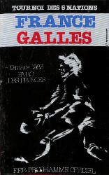 Programme officiel VIP du match France vs Pays de Galles du 19 mars 1983