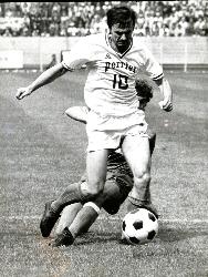 PHOTO ORIGINALE DE PRESSE DE JOSIP SKOBLAR À L'OLYMPIQUE DE MARSEILLE ANNÉES 1970