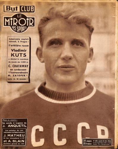 BUT ET CLUB LE MIROIR DES SPORTS N°485 DU 25 OCTOBRE 1954