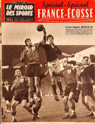 BUT ET CLUB LE MIROIR DES SPORTS N°724 DU 12 JANVIER 1959