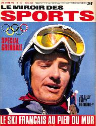 BUT ET CLUB LE MIROIR DES SPORTS N°1222 DU 8 FÉVRIER 1968
