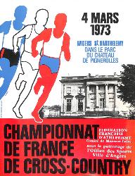 PROGRAMME OFFICIEL CHAMPIONNAT DE FRANCE DE CROSS-COUNTRY 1973