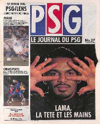 Le journal du PSG N°27 du 25 février 1996