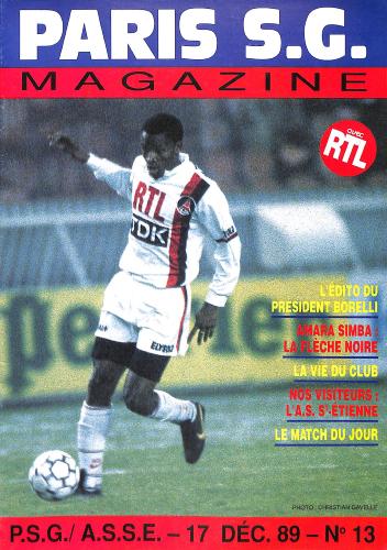 Magazine du Paris S.G. N°13 du 17 décembre 1989