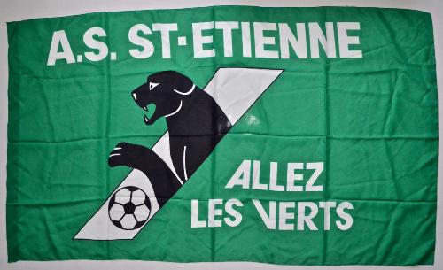 DRAPEAU FOOTBALL AS ST ETIENNE