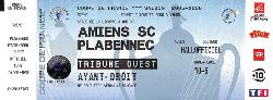 BILLET ENTIER AMIENS SC VS PLABENNEC DU 7 JANVIER 2006