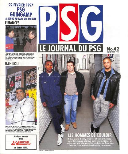 Le journal du PSG N°42 du 16 février 1997