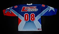 MAILLOT DE HOCKEY SUR GLACE N°8 LIGUE MAGNUS BLEU