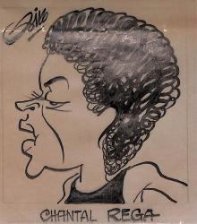 Caricature originale de Chantal REGA (FR) Athlétisme